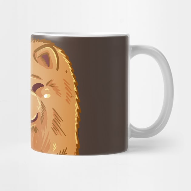 Pocket Cute Chow Chow Dog by TechraPockets